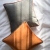 Graues Dekokissen DUO – Elegantes Sofakissen 40×40 cm