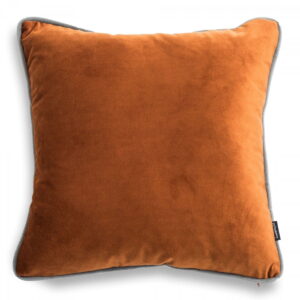 Rostfarbenes Dekokissen DUO – Elegantes Sofakissen 40×40 cm