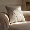 Graues Dekokissen TOUCH – Elegantes Sofakissen 45x45 cm