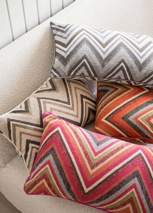Blaugraues Dekokissen BOHO – Stilvolles Sofakissen 60x40 cm