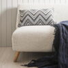 Blaugraues Dekokissen BOHO – Stilvolles Sofakissen 60x40 cm