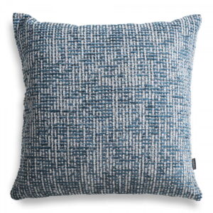 Blaugraues Dekokissen TELI – Gemütliches Sofakissen 50x50 cm