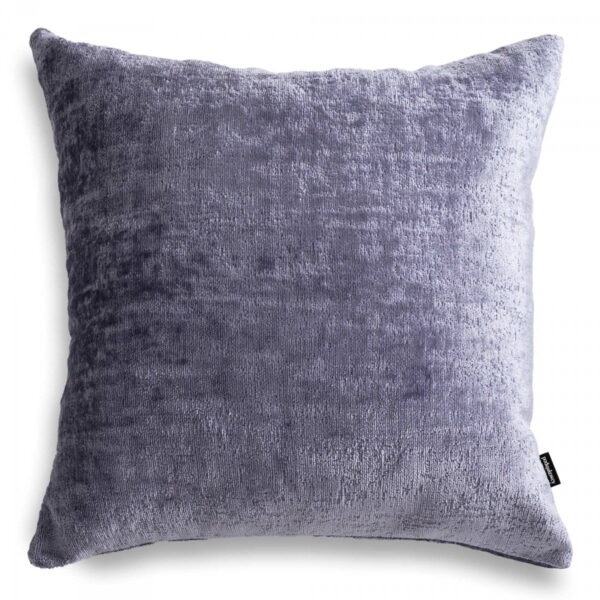 Violettes Bergen Dekokissen 50x50 cm – Strukturkissen mit Füllung