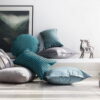Mintgrünes Dekokissen Velvet – Stilvolles Sofakissen 50x30 cm