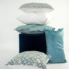 Blaues Dekokissen Velvet – Modernes Sofakissen 50x30 cm
