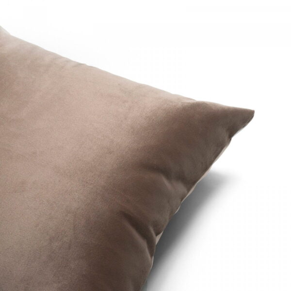 Beiges Dekokissen Velvet – Stilvolles Wohnkissen 50x30 cm