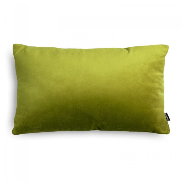 Grünes Velours Dekokissen Velvet – Exklusives Sofakissen Grün 50x30 cm