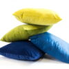 Grünes Velours Dekokissen Velvet – Exklusives Sofakissen Grün 50x30 cm