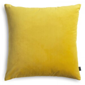 Velvet Velours Dekokissen – Gelb 45x45 cm