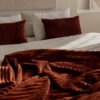 Rostfarbenes Dekokissen Colet – Elegantes Sofakissen 60x40 cm