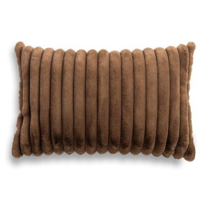 Braunes Dekokissen Bunny – Weiches Fellkissen 60×40 cm
