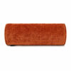 Rostbraunes Bouclé Kissen – Elegante Kissenrolle 45×15 cm