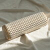 Cremefarbene Dekorrolle AURUM – Elegante Nackenrolle 45x15 cm
