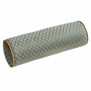 3895_neu Mintgrüne Dekorrolle AURUM – Exklusive Nackenrolle 45x15 cm