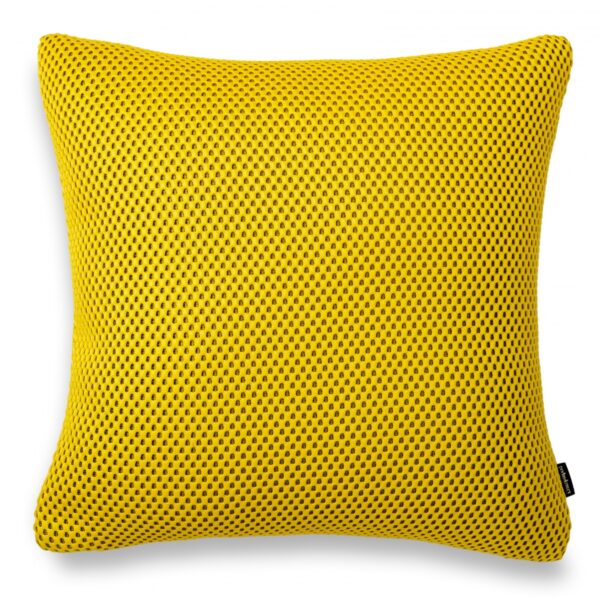 Gelbes Dekokissen SONIC – Modernes Sofakissen 45×45 cm