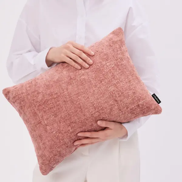 Rosa Dekokissen COCO – Elegantes Sofakissen 60×40 cm