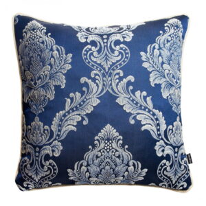 Queen Dekokissen 45x45 – Exklusiv Marineblau