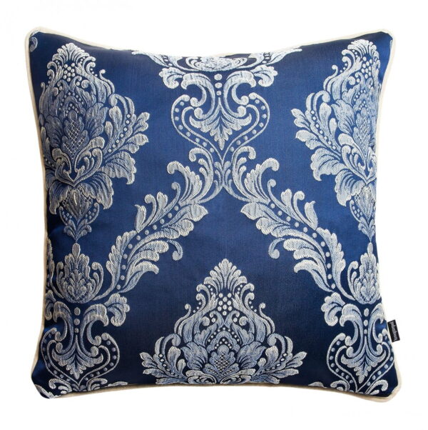 Queen Dekokissen 45x45 – Exklusiv Marineblau