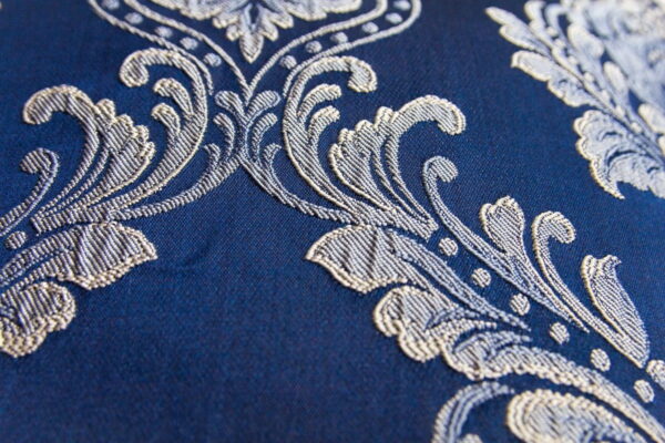 Queen Dekokissen 45x45 – Exklusiv Marineblau