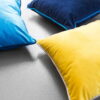 Blaues Dekokissen DUO – Elegantes Sofakissen 40×40 cm