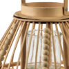 Große Rattan Laterne LUCIE NATURAL 59 cm – Handgeflochtene Natur Laterne