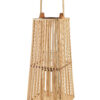 Rattan Windlicht LUCIE NATURAL 57 cm – Handgeflochtene Laterne aus Naturmaterial