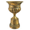 Metallvase VIOLA 45 cm – Elegante Pokalvase im Vintage-Stil