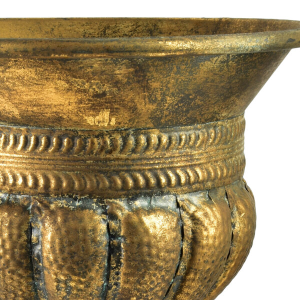 Metallvase VIOLA 45 cm – Elegante Pokalvase im Vintage-Stil