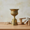 Metallvase VIOLA 45 cm – Elegante Pokalvase im Vintage-Stil
