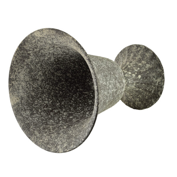 Metallvase MILAGA 23,5 cm – Elegante Pokalvase im Vintage-Stil