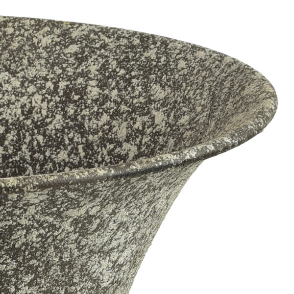 Metallvase MILAGA 23,5 cm – Elegante Pokalvase im Vintage-Stil