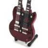 Double Neck Mini Gitarrenmodell - Exklusiv - MGT-2059