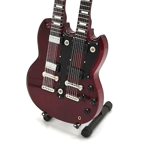 Double Neck Mini Gitarrenmodell - Exklusiv - MGT-2059