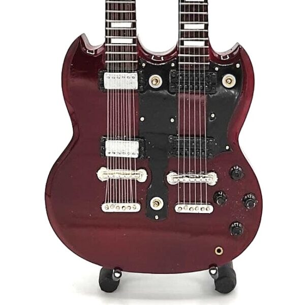 Double Neck Mini Gitarrenmodell - Exklusiv - MGT-2059