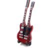 Doppelhals Mini Gitarrenmodell - Exklusiv - BMG-020