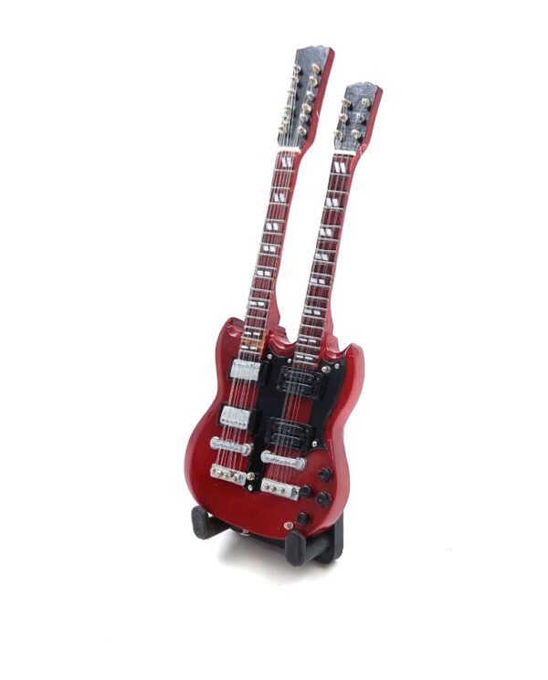 Doppelhals Mini Gitarrenmodell - Exklusiv - BMG-020