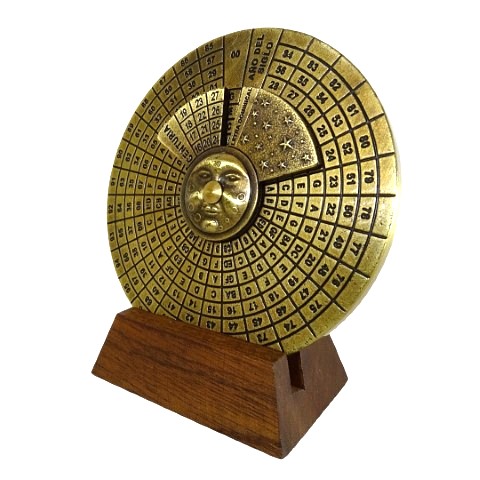 Ewiger Messing Kalender – Historische Tischdeko