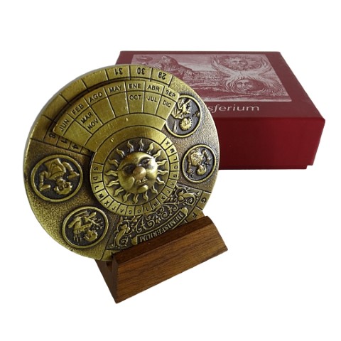 Ewiger Messing Kalender – Historische Tischdeko