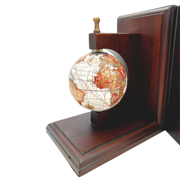 Buchstütze Globe – Elegante Buchstützen mit Weltkugel NC2677C