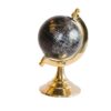 Schwarzer dekorativer Globus – Elegante Tischdekoration MMG004S