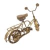 Alte Fahrrad-Figur – Nostalgische Vintage Deko aus Metall & Holz