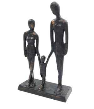 Familie mit Kind Dekofigur – Zeitlose Skulptur für ein harmonisches Zuhause