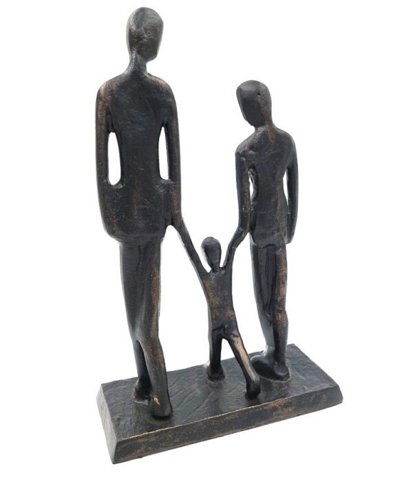 Familie mit Kind Dekofigur – Zeitlose Skulptur für ein harmonisches Zuhause