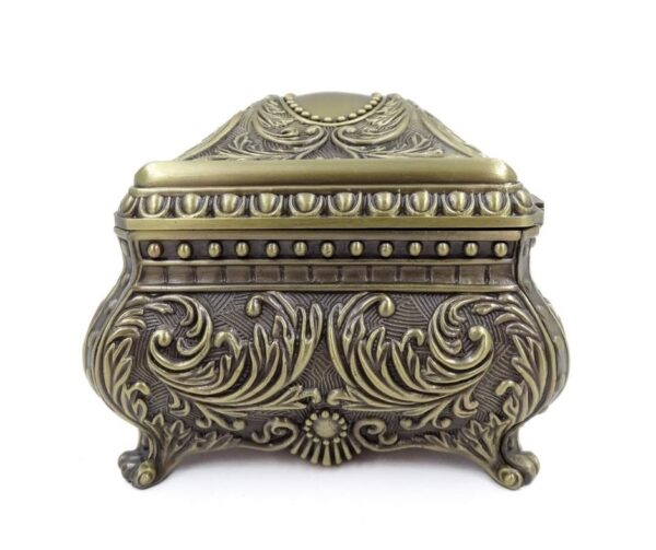 Metall Schmuckschatulle 21-20M – Elegante Schmuckbox im Louis-Stil