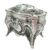 Metall Schatulle 2139S – Elegante Schmuckbox im Vintage-Stil