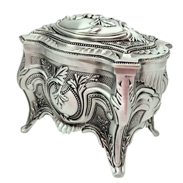 Metall Schatulle 2139S – Elegante Schmuckbox im Vintage-Stil