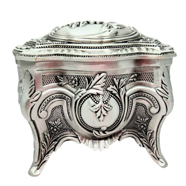 Metall Schatulle 2139S – Elegante Schmuckbox im Vintage-Stil