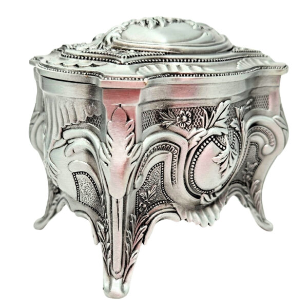 Metall Schatulle 2139S – Elegante Schmuckbox im Vintage-Stil