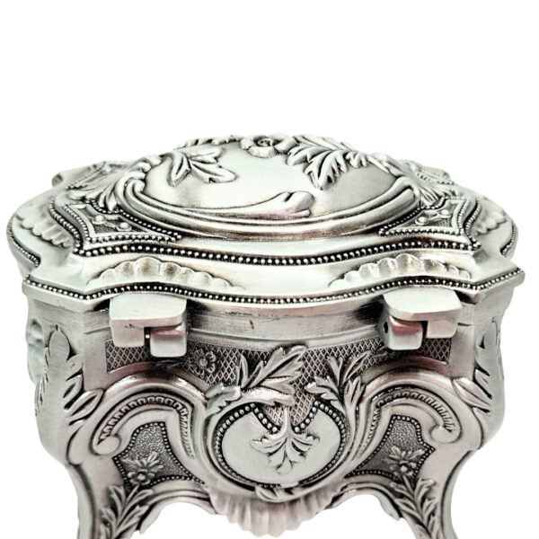 Metall Schatulle 2139S – Elegante Schmuckbox im Vintage-Stil