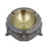 Metall Aschenbecher Louis Stil – Elegante Vintage Deko für Zuhause